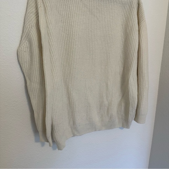 Jenni Kayne Cabin Sweater Wool Cashmere Blend Size Small Women’s Ivory Cream - Picture 9 of 11